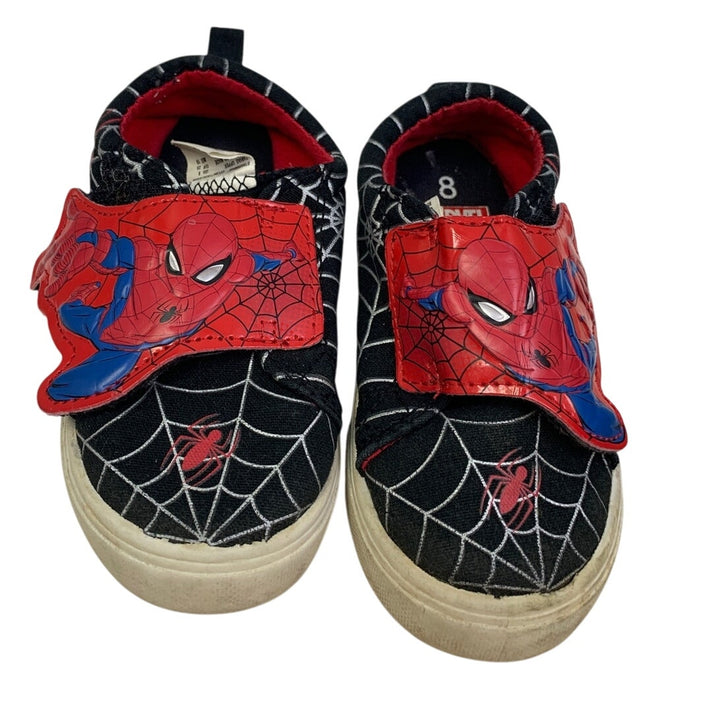 Spiderman Cat &amp; Jack Boys 7/8 Tennis Athletic Hook &amp; Loop Shoes Dino Slippers