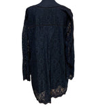 Style & Co Woman 3X Long Sleeve Lacy Hi Low Tunic w Front Torso Lining Blouse