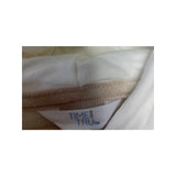 New Time and Tru Womens Large Long Sleeve Plaid Flannel Cotton Blend Hoodie
