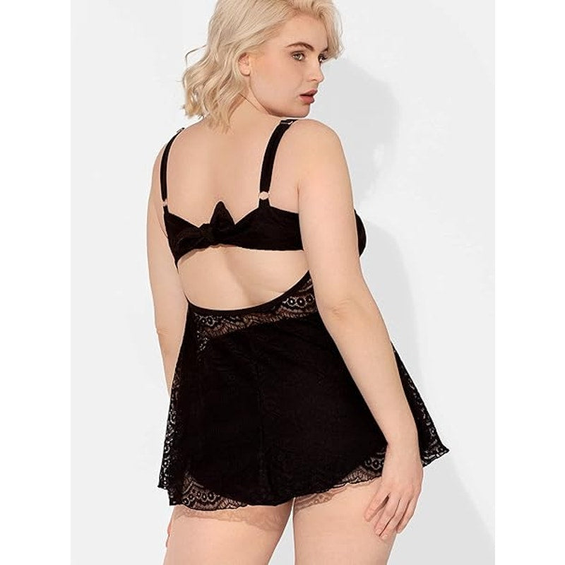 NWT New Smart &amp; Sexy Womens 42DD Underwire Twist Bandeau Tankini Swim Top ONLY