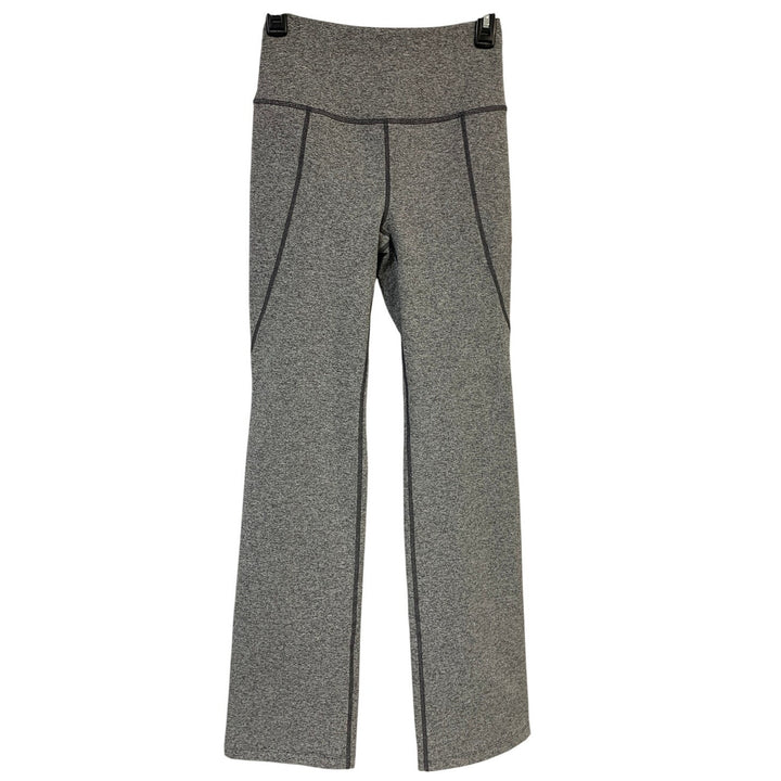New Eddie Bauer Womens Gray Crossover Long Athletic Workout Pants w Pockets