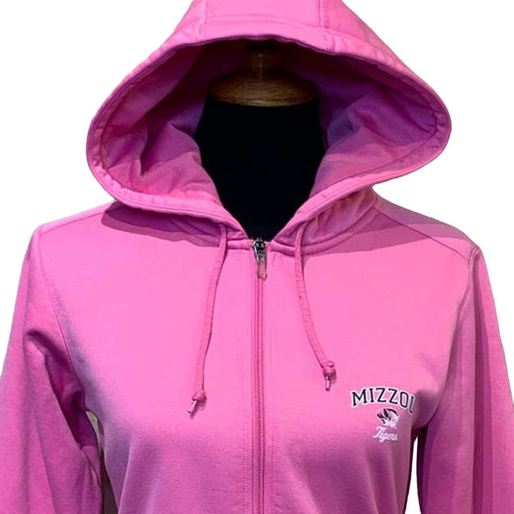 Under Armour Mizzou Tigers Medium Pink Long Sleeve Polyester Hoodie Sweatshirt