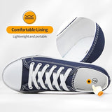 ZGR Womens Size 7 Navy Blue Canvas Lace Up Classic Low Top Casual Sneaker Shoes
