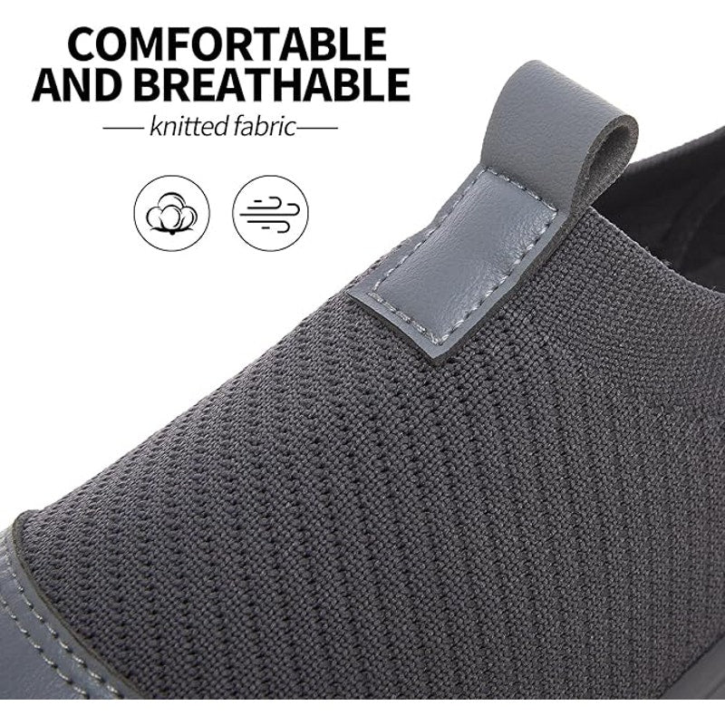 XRH Womens Size 7.5 Navy Blue Fabric Mesh Slip On Breathable Sneaker Shoes