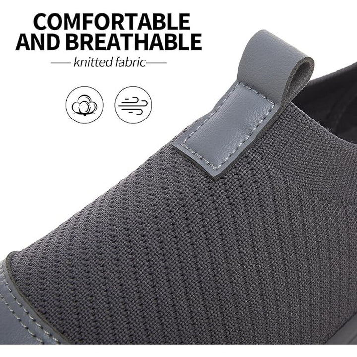 XRH Womens Size 7.5 Navy Blue Fabric Mesh Slip On Breathable Sneaker Shoes
