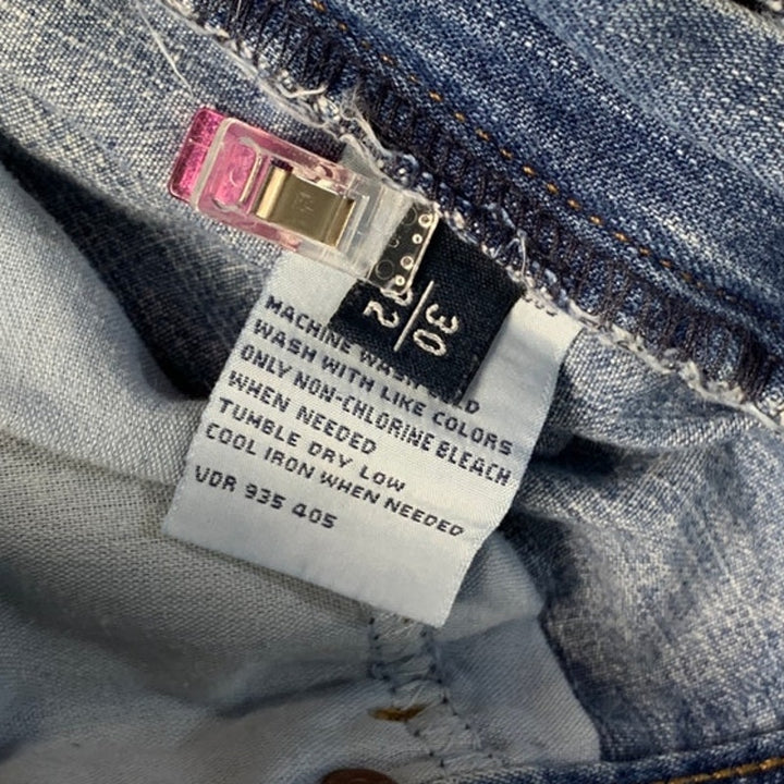 Nautica Jeans Mens 30 X 32 100% Cotton Straight Leg Light Wash Denim Blue Jeans