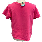 Hand Printed Upcycled Womens 16W My Dog is My Valentine Heart Cotton Blend Shirt