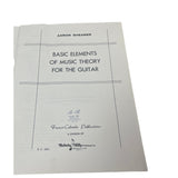 Vintage 1965 Aaron Shearer Basic Elements of Music Theory for the Guitar #2 Book