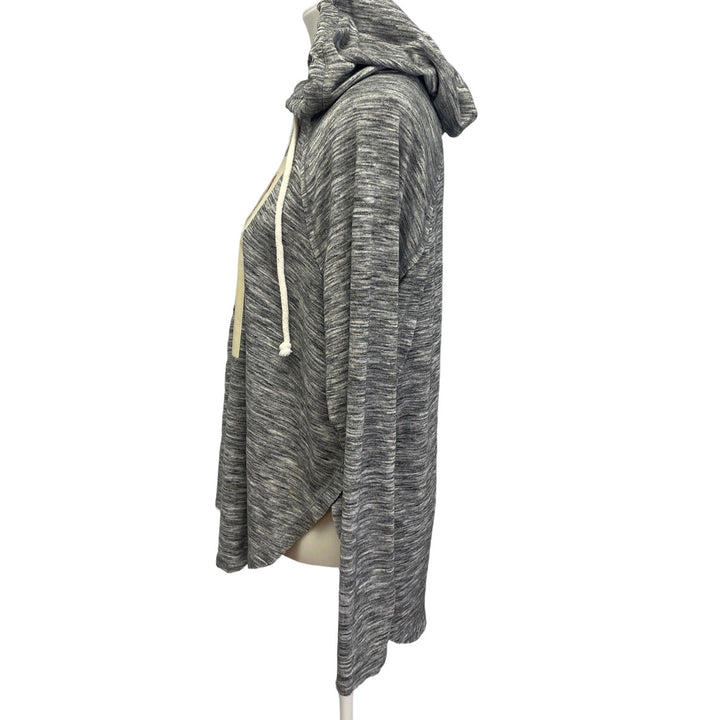 Hand Printed Upcycled Womens Large Vintage Reference Book Butterfly Page Hoodie