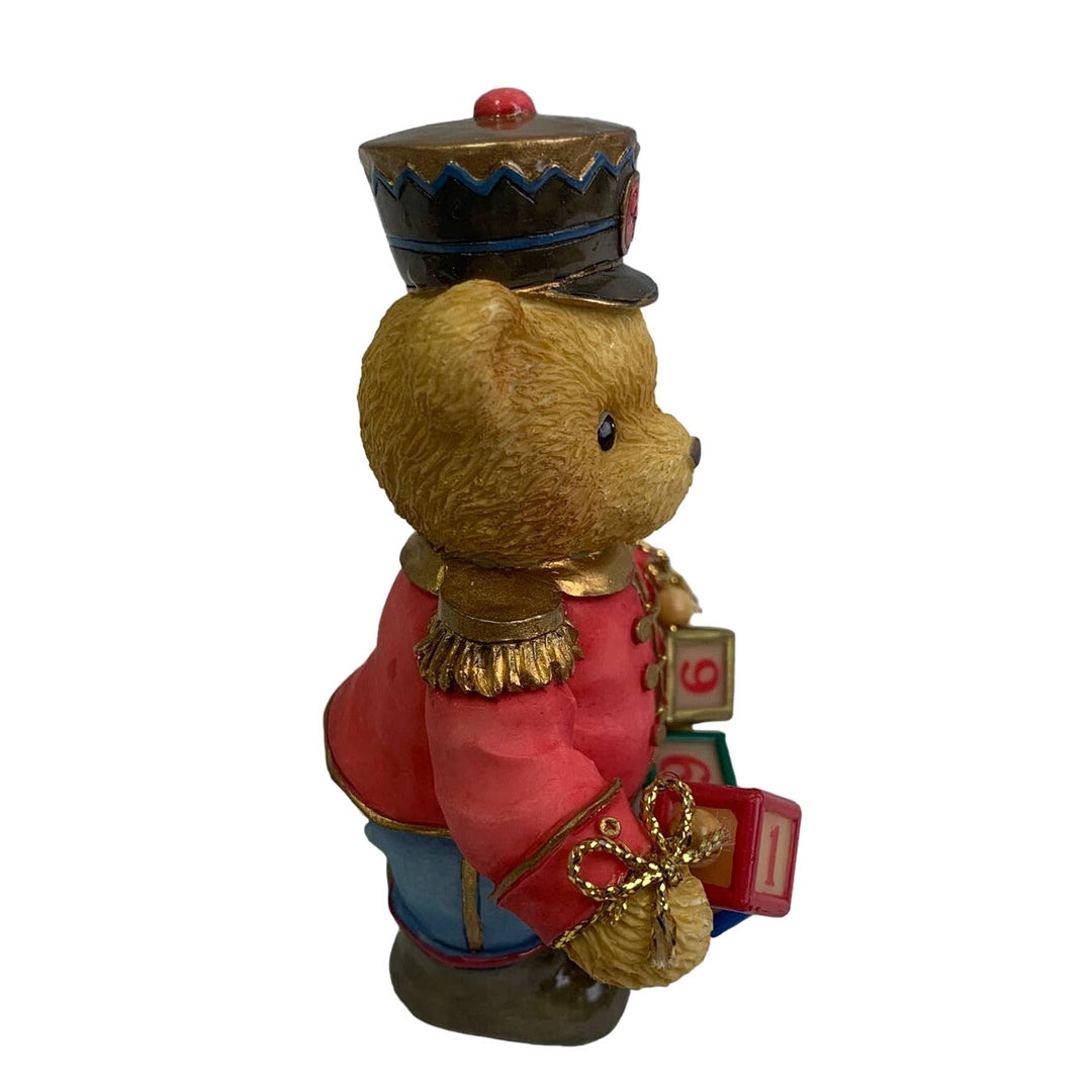 Vintage 1996 Cherished Teddies Jeffrey 176044 Striking Up Another Year Drummer