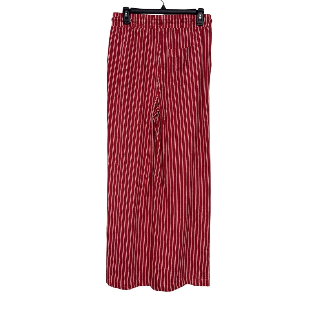 New American Eagle Womens Small Striped Drawstring Waist Flowy Lounge Pants