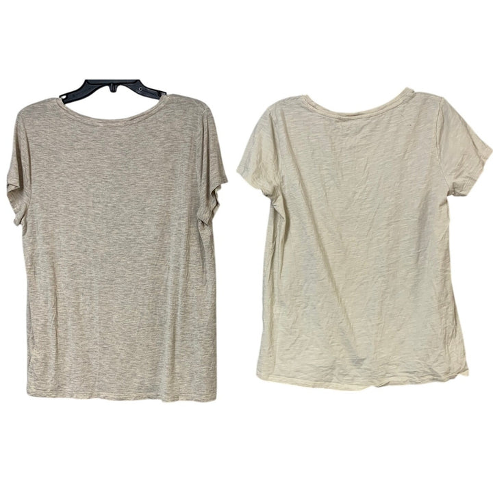 Lot of 2 Lauren Conrad Womens Large There Is Magic In Her Love Tee Shirts