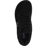 Whitin Womens Size 9 Black Wide Toe Box Barefoot Zero Drop Lace Sneakers Shoes