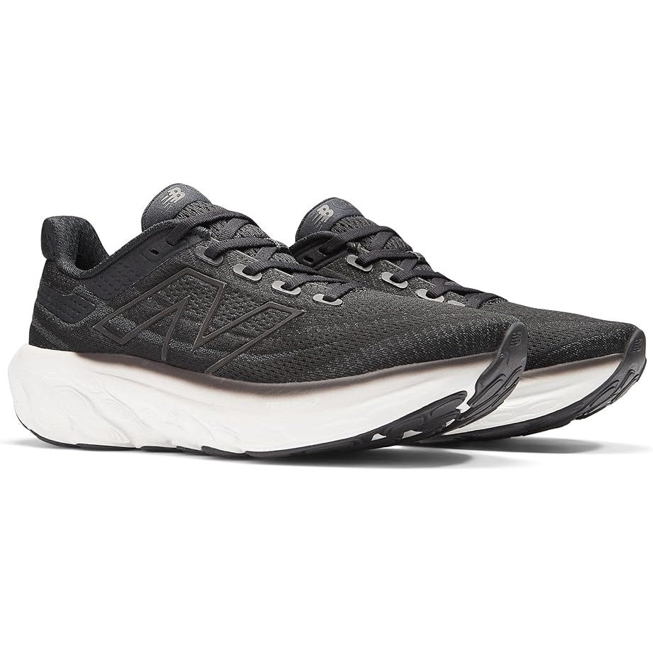 New Balance Womens 8.5 Black Fresh Foam X 1080v14 Athletic Sneaker Lace Up Shoes