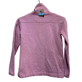 Hand Printed Upcycled Girls Large Dragonfly Long Sleeve Sweatshirt w Pockets