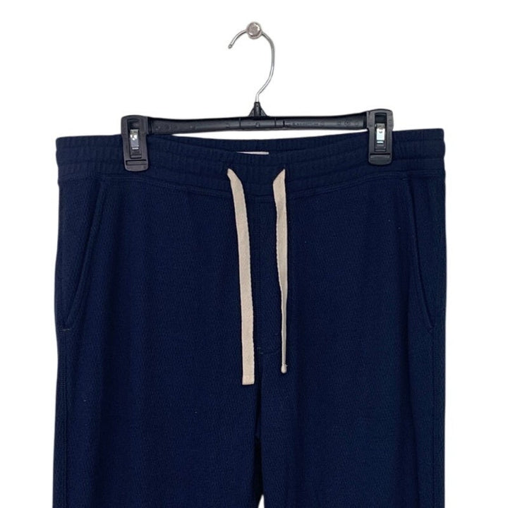 New American Eagle Mens Medium Navy Blue Drawstring Waist Jogger Sweatpants
