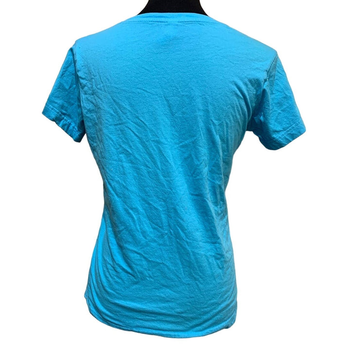 Live and Tell Ladies Medium Short Sleeve Beach Happy Place Island Jay Tee