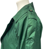 Vintage J Gallery Petites Size 9/10 Double Breasted Trench Coat Removeable Liner