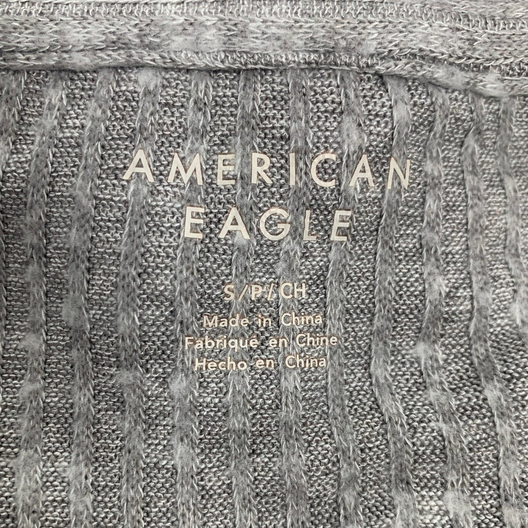 New American Eagle Womens Small 3-Button Long Sleeve Duster Cardigan Sweater