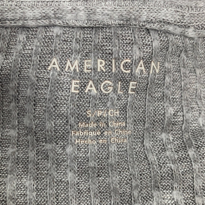 New American Eagle Womens Small 3-Button Long Sleeve Duster Cardigan Sweater
