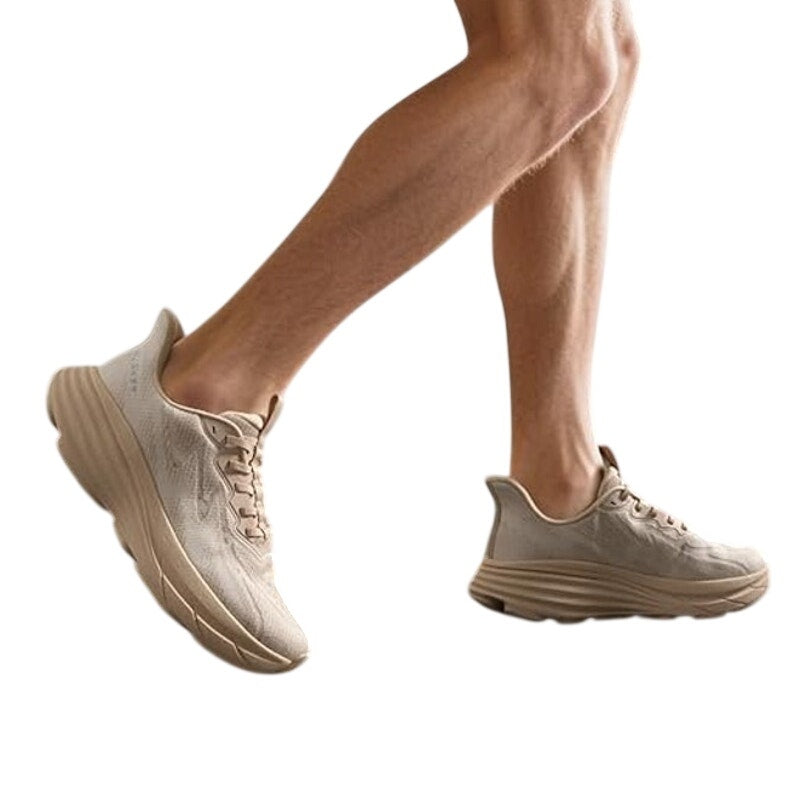 Allswifit Mens Size 10 Tan Slip On Hands-Free SwiftPlush Running Athletic Shoes