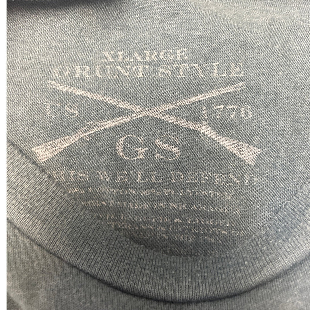 Grunt Style Mens XL PolyCotton Whiskey Helps Short Sleeve Crew Neck Tee Shirt
