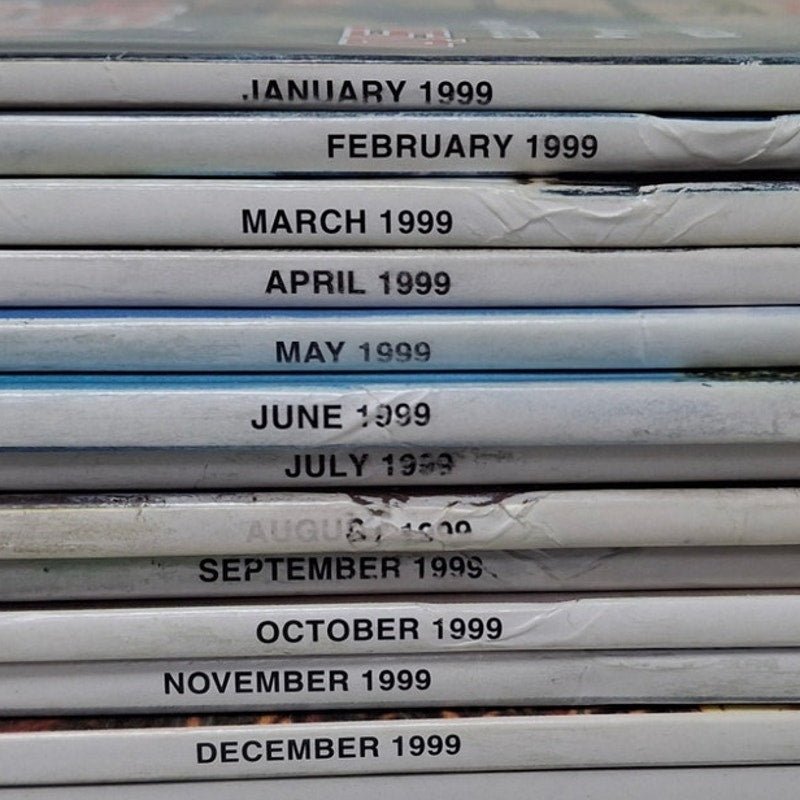 Vintage 1999 QST National Assn Amateur Radio Magazine FULL Year 12 Issues