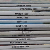 Vintage 1999 QST National Assn Amateur Radio Magazine FULL Year 12 Issues