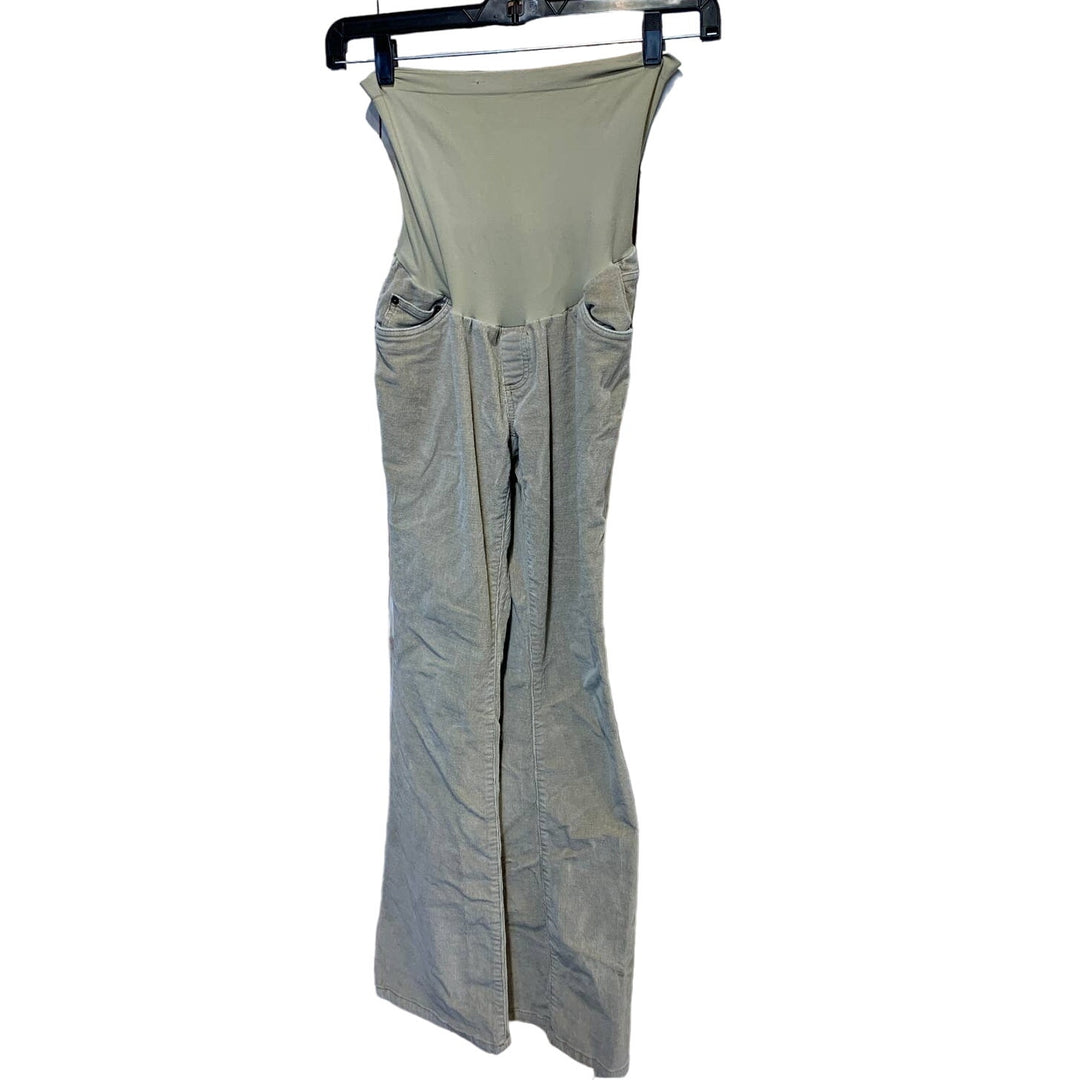 Motherhood Maternity Small Secret Fit Belly Stretch Panel Long Corduroy Pants