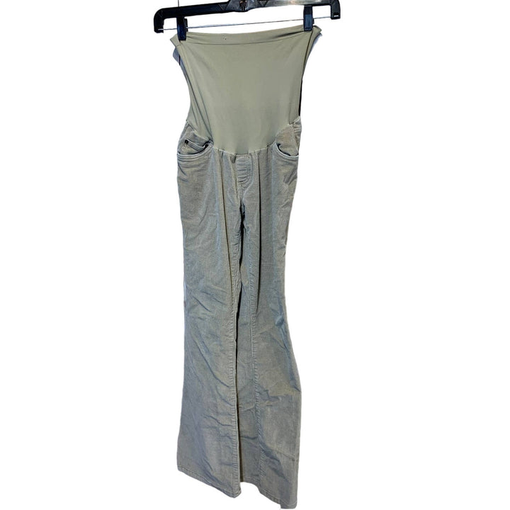 Motherhood Maternity Small Secret Fit Belly Stretch Panel Long Corduroy Pants