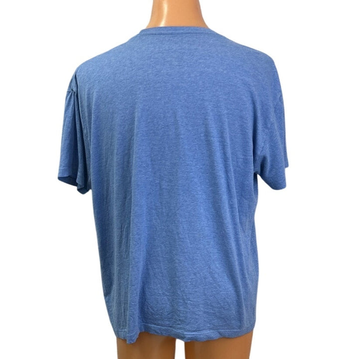 Marvel Mens XL Captain America Shield PolyCotton Short Sleeve Crew Neck Tee