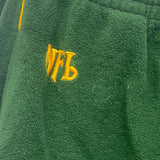 NFL Mens Large Green Bay Packers Side Stripe Drawstring Waist Pants w Pockets