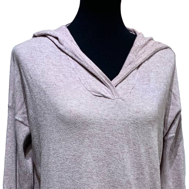 Cyrus Large Long Sleeve Rayon Blend Lightweight Sweater Hoodie w Front Pockets