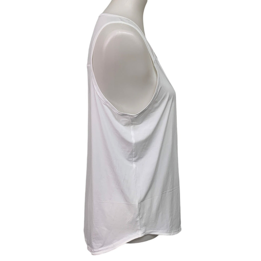 New Offline Womens Medium Sweat Sesh Sleeveless Mesh Crew Neck Athletic Tank Top