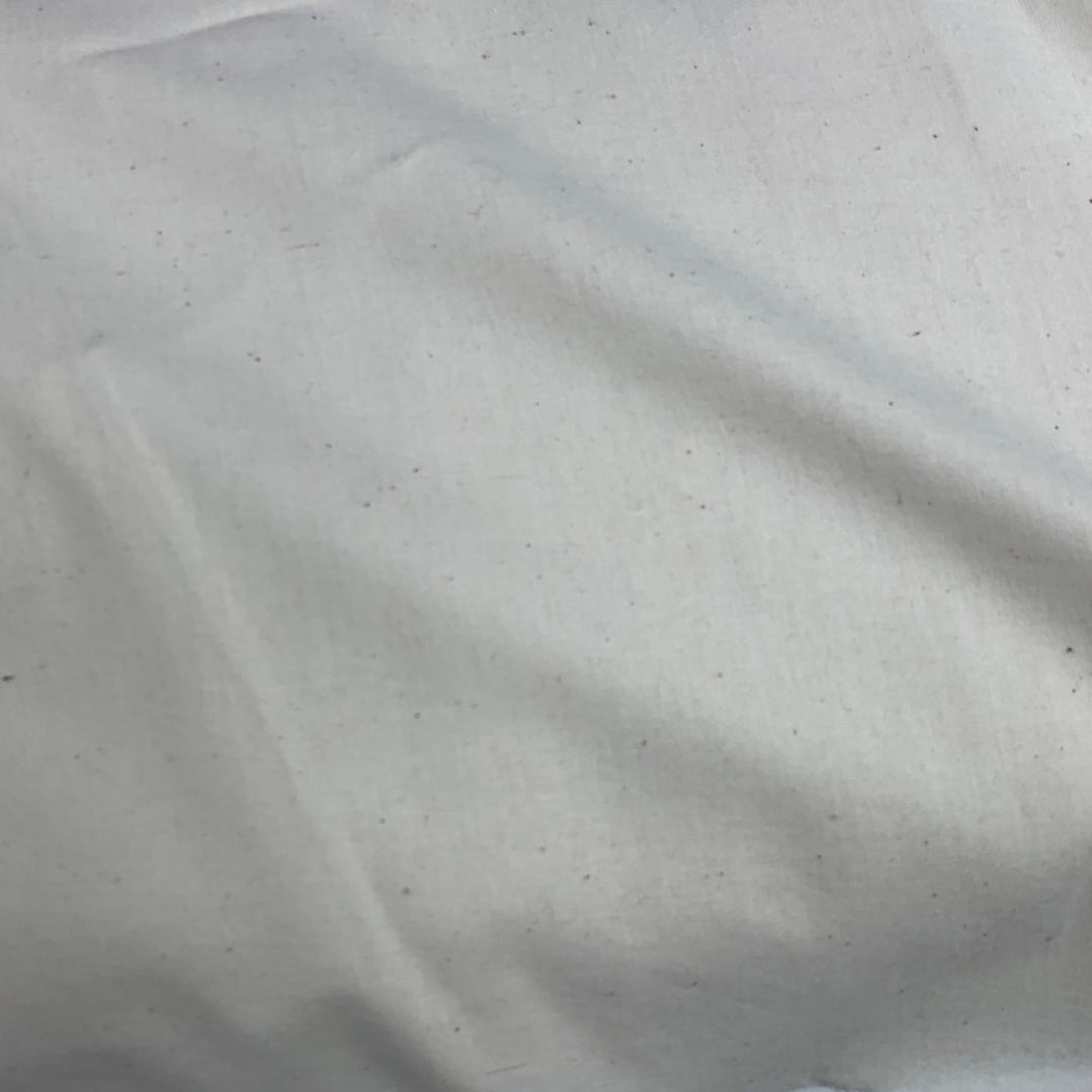 2yds New 100% Cotton Solid White Muslin Quilting Fabric Dyers Cloth Sew Classic