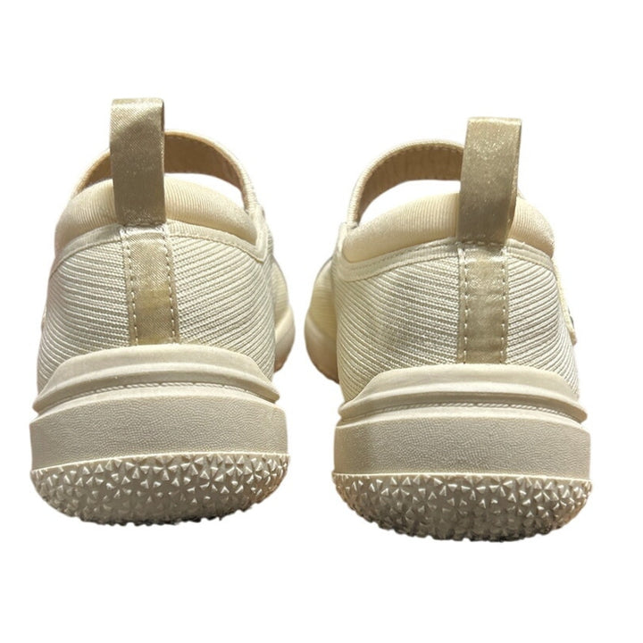 JSport Womens Size 8 Beige Tan Hook Loop Closure Mary Jane Comfort Shoes
