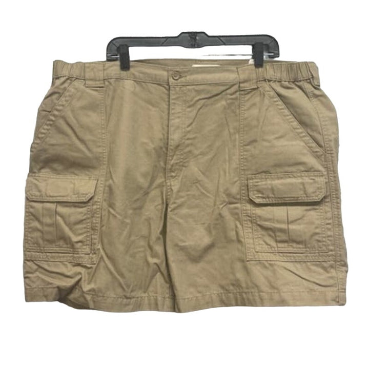 Lot of 3 Savane Mens Size 44 100% Cotton Chino Khaki Navy Cargo Shorts w Pockets