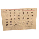 1963 Vintage The Travelers Calendar Doe with Baby Fawn Deer Art Print
