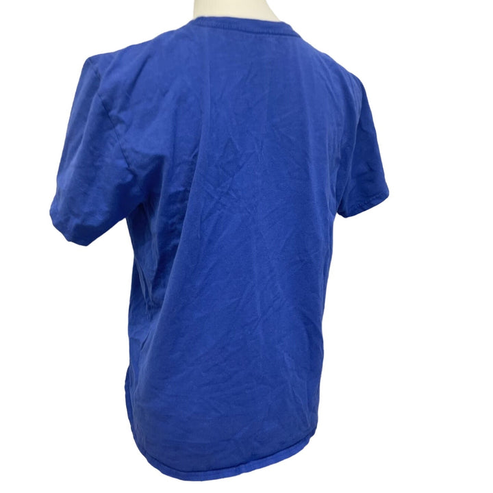 St Louis Blues Hockey Womens Medium 100% Cotton Short Sleeve Crew Neck Tee Shirt