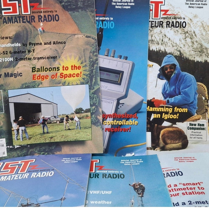 Vintage 1999 QST National Assn Amateur Radio Magazine FULL Year 12 Issues