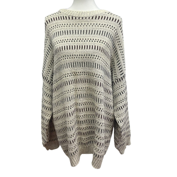 Harbor Bay Mens 2X Long Sleeve Cotton Acrylic Blend Super Soft Crew Neck Sweater