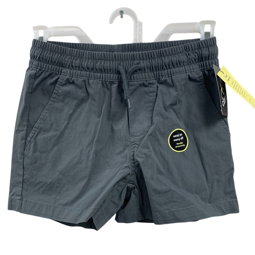 2 New Art Class Boys Medium (8) Cotton Rayon Blend Solid Gray Brown Shorts