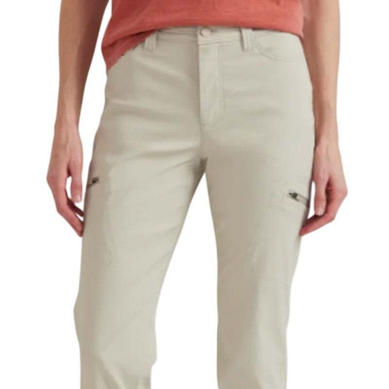 New Eddie Bauer Womens Khaki Pumice Guide Pro First Ascent Pants w Pockets