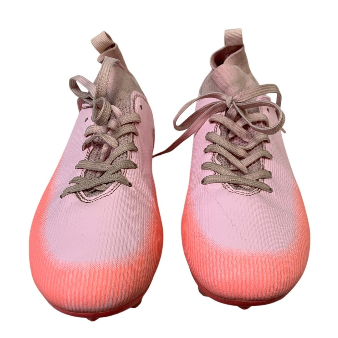 Lynvola Womens Size 8.5 Pink Cleats Lace Up Lightweight Training Athletic Shoes