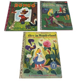 Vintage 1948 1951 1957 Walt Disney Bongo Sleeping Beauty Alice Wonderland Books