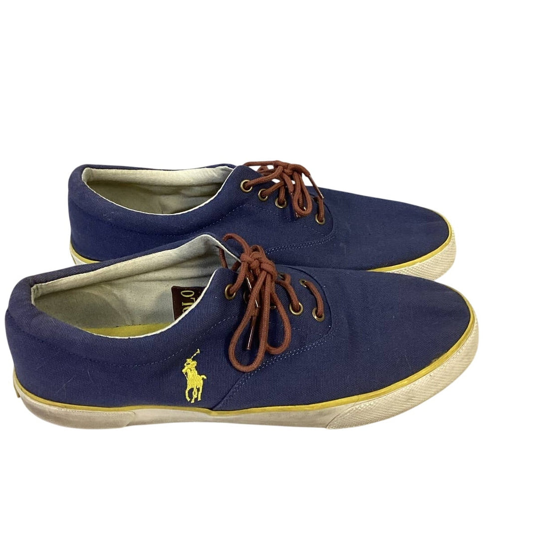 Polo Ralph Lauren Mens Size 12D Forestmont II Canvas Fabric Tennis Shoe Sneakers