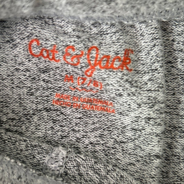 2 New Cat &amp; Jack Girls Medium (7/8) Long Sleeve Button Up Shirt Jogger Pants