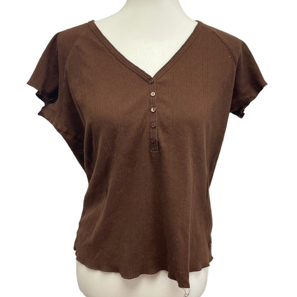 Lot of 2 Maurices Charter Club Womens XXL Short Sleeve 100% Cotton Tops Blouses