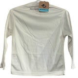 Hand Printed Upcycled Child XS Equality Rainbow Pride LGBTQ Long Sleeve Tee