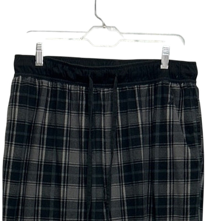 Nautica Sleepwear Mens Medium Plaid Elastic Drawstring Waist Sleep Pants